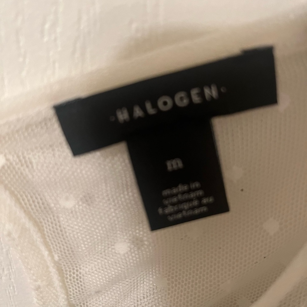 Halogen Women's Ivory Lace Blouse - Picture 7 of 9